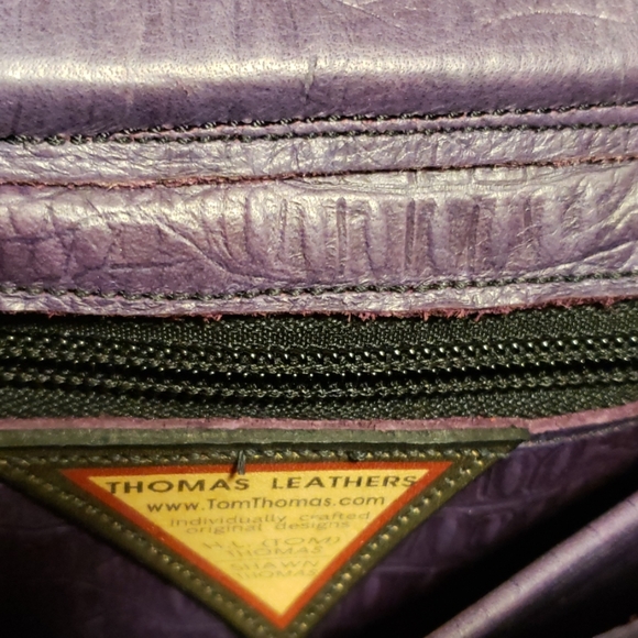 Tom Thomas Leather Artisan Architectonica Purse - Picture 6 of 6